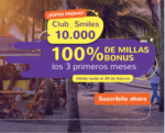 SMILES: 100% de BONUS al asociarte a CLUB 10.000