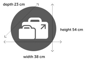 tigerair carry on dimensions