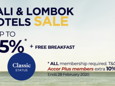 ACCORHOTELS: Hasta 35% de DESCUENTO y Desayuno GRATIS en BALI