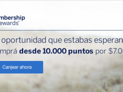 Sólo por HOY, AMERICAN EXPRESS habilita COMPRA de MEMBERSHIP REWARDS (y te cuento las razones para hacerlo)