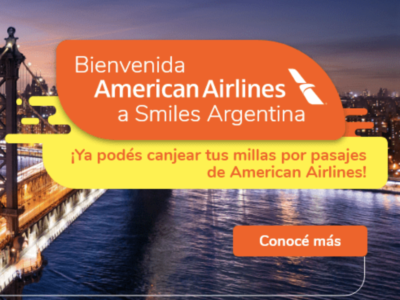 Ya es OFICIAL: AMERICAN AIRLINES llegó a SMILES Argentina