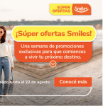 Super Ofertas de SMILES: Hasta las 0 HS, Milla a 0,56 ARS y Valencia por 67 Mil ARS