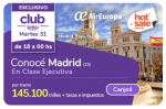 La HORA SMILES: EJECUTIVA a MADRID por 145.100 Millas y 312 MIL MILLAS por 0,577 por Cada Una